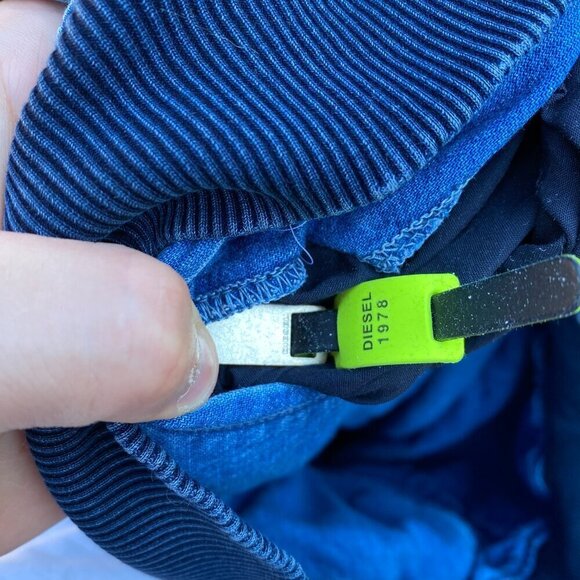 RARE Embroidered Diesel GREGG 792 Brave New World Reversible Denim Jacket - Picture 14 of 16